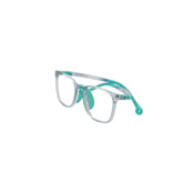 HARINA Kids - HT19972 Clear and Turquoise CLIP-ON